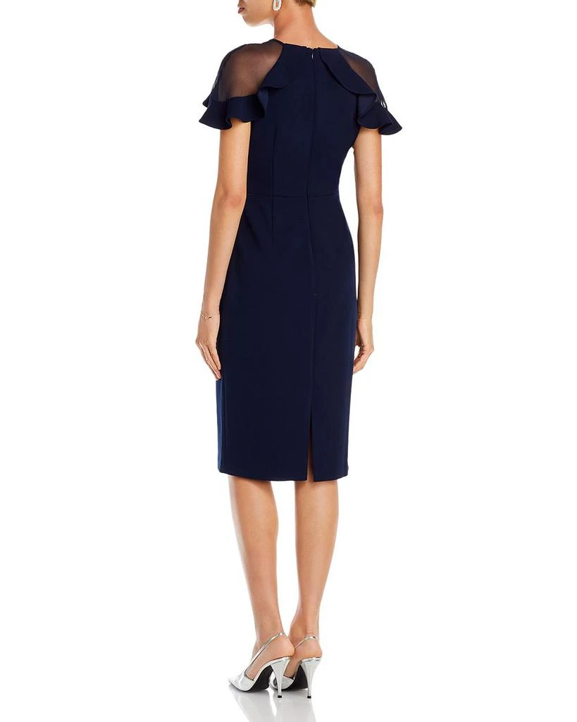 Eliza J Ruffle Sleeve Cocktail Dress 8