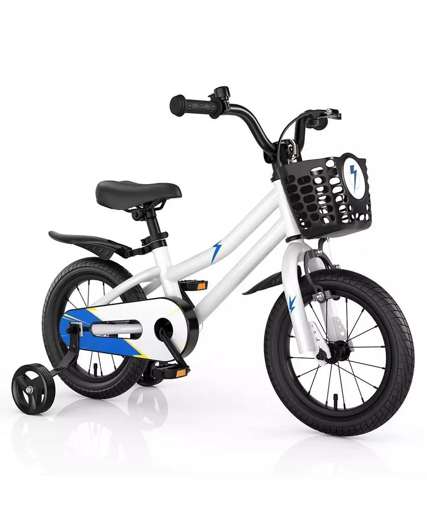 Mecale Kids Bike Adjustable with 2 Training Wheels
