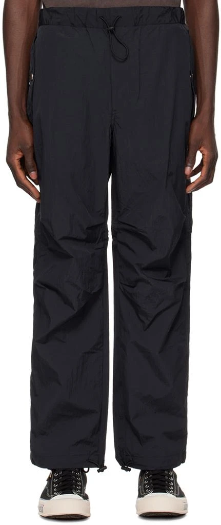 JieDa Black Three-Pocket Trousers 1