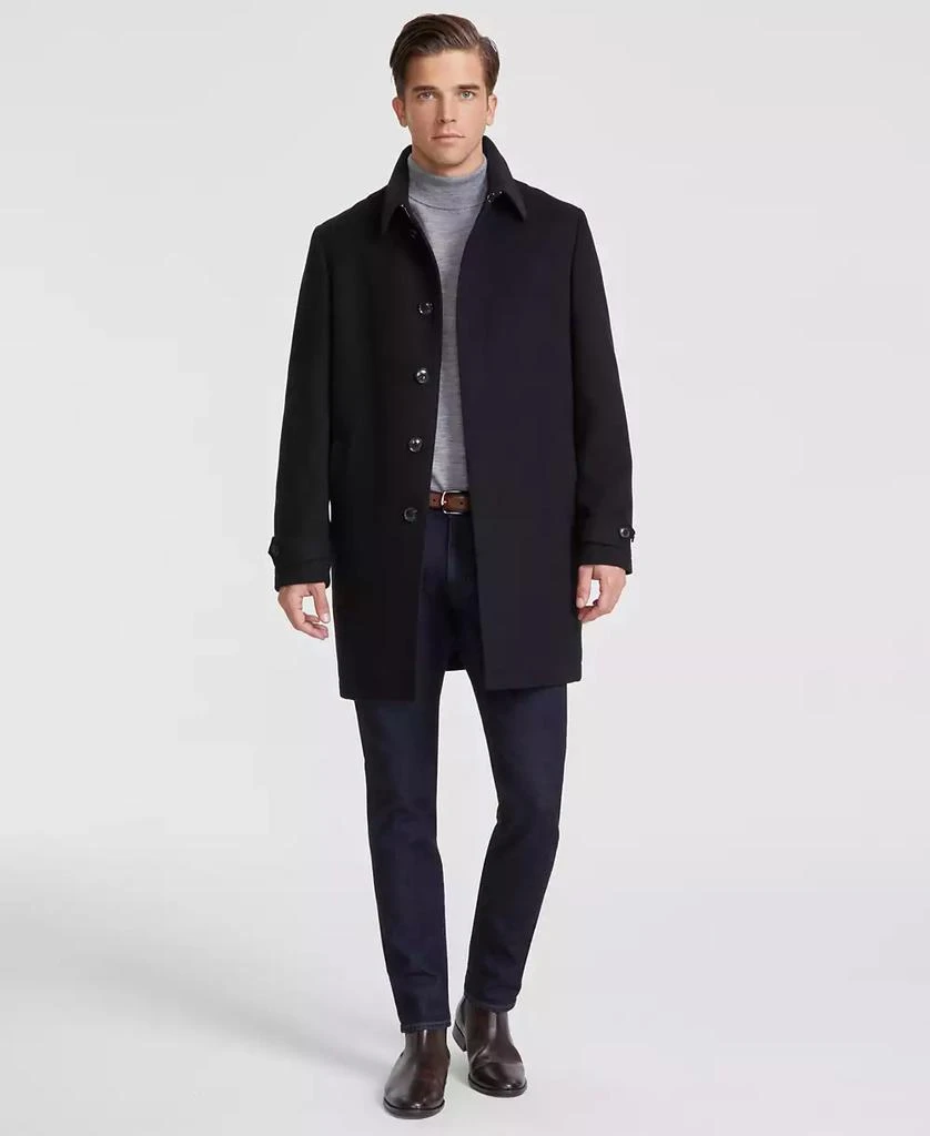 Tommy Hilfiger Men Classic Fit Melange Overcoat 1