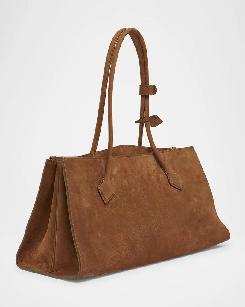 Alaia Le Teckel Tote Bag in Suede and Leather 3