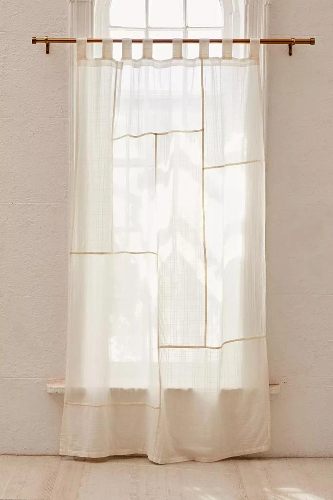 Urban Outfitters Chloe Patchwork Gauze Curtain Panel 2
