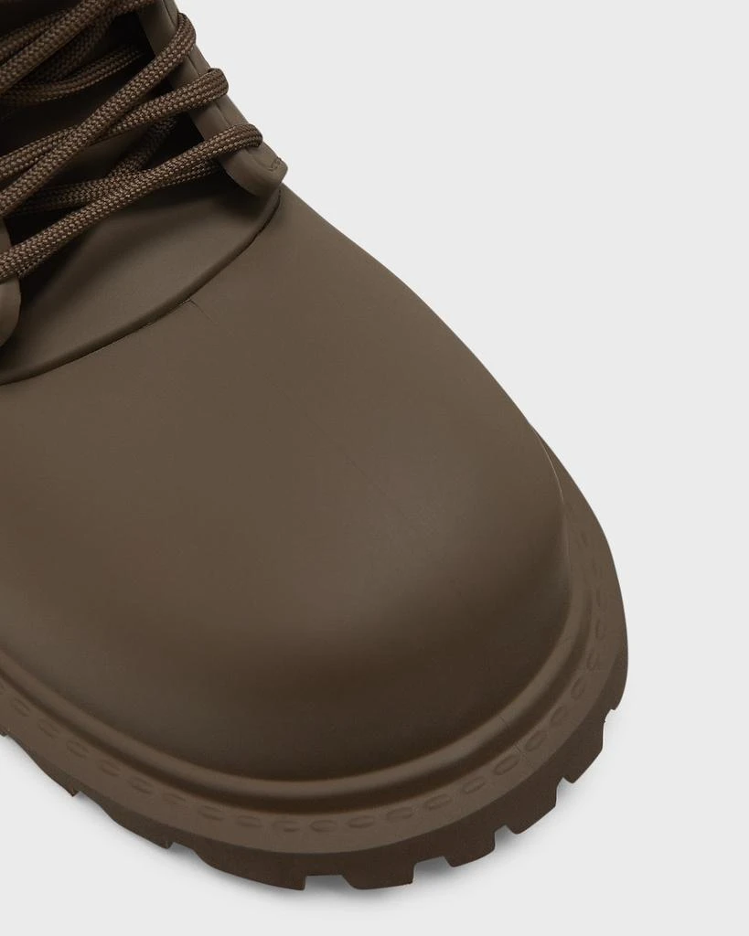 Balenciaga Men's Oversized Leather Army Boots 6