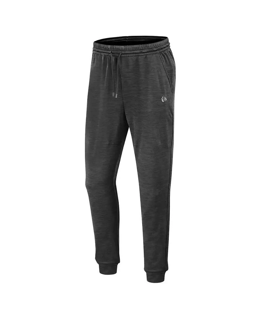 Fanatics Men's Heather Charcoal Chicago Blackhawks Authentic Pro Fleece Sweatpants 2