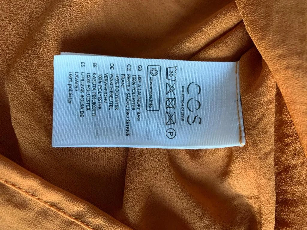 cos Mustard Shift Dress 3
