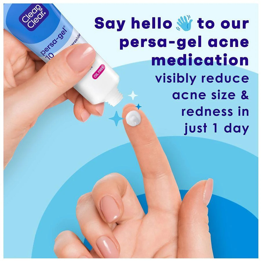 Clean & Clear Persa-Gel 10 Acne Medication, 10% Benzoyl Peroxide 6