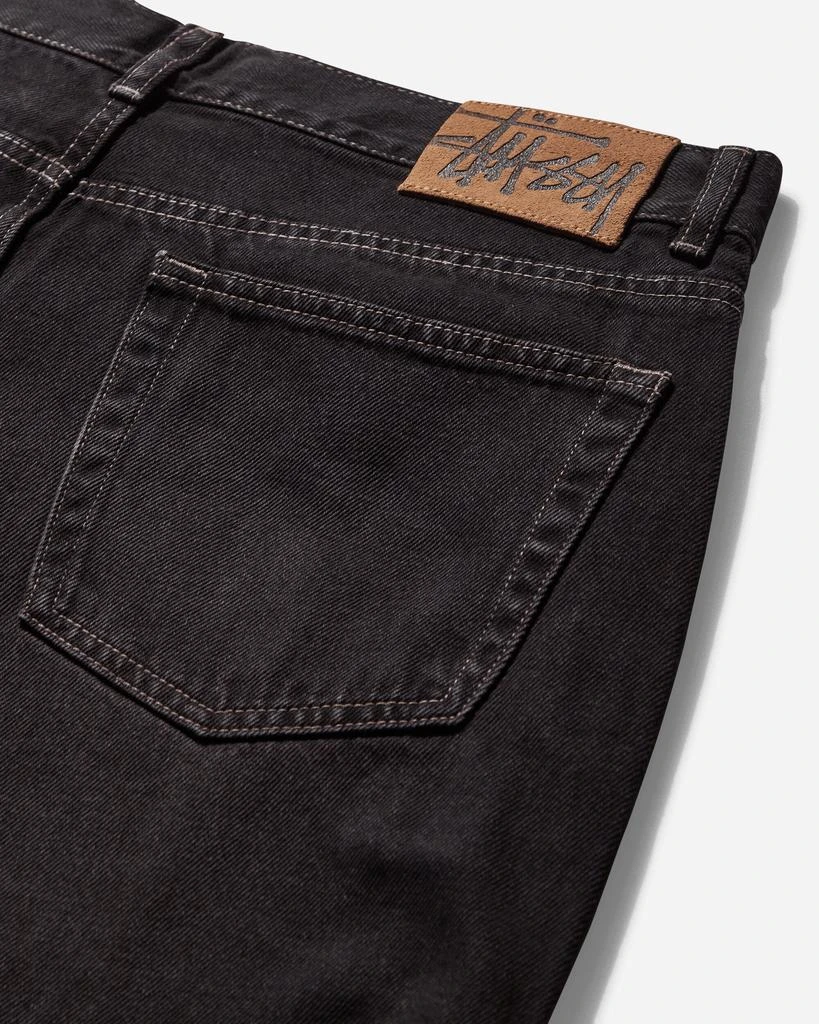 STUSSY Men's Big Ol' Jeans Vintage Wash Denim Black 3