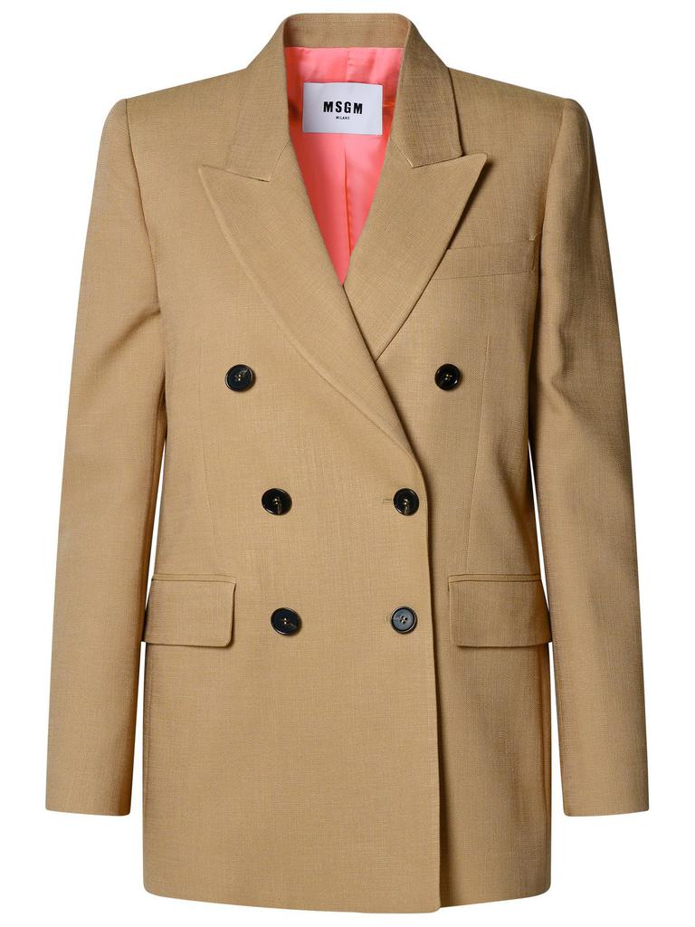 Brunello Cucinelli Double-Breasted Jacket With Necklace – On Brunello Cucinelli Double-Breasted Jacket With Necklace – On