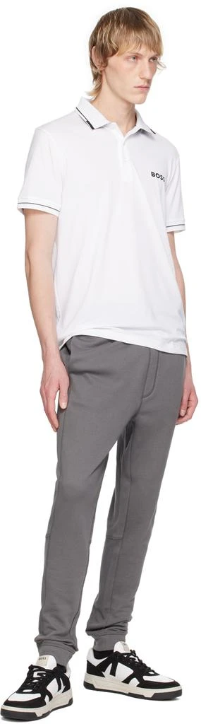 Hugo Boss Gray Drawstring Sweatpants 4