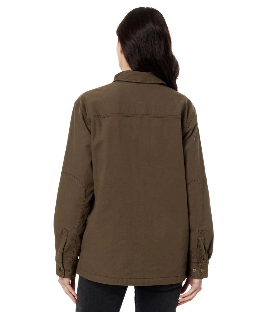 Carhartt Rugged Flex® Loose Fit Canvas Fleece-Lined Shirt Jacket 2