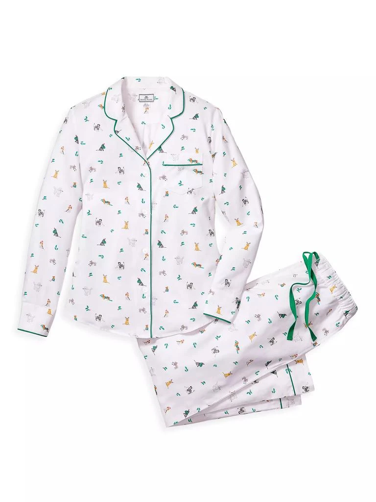 Petite Plume Jingle Paws Pajama Set 1