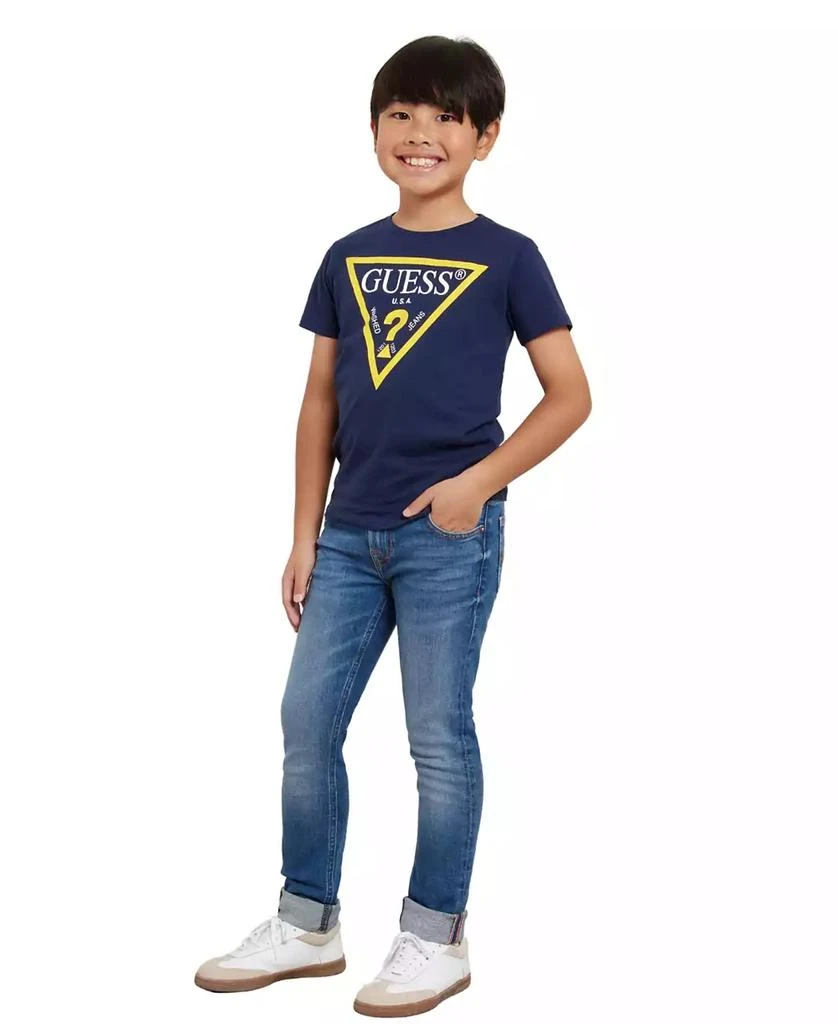 GUESS Big Boys Skinny Fit Stretch Denim 5 Pocket Jeans 2