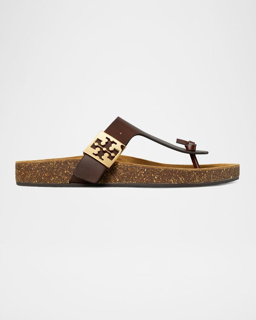 miller scalloped medallion sandal tory burch