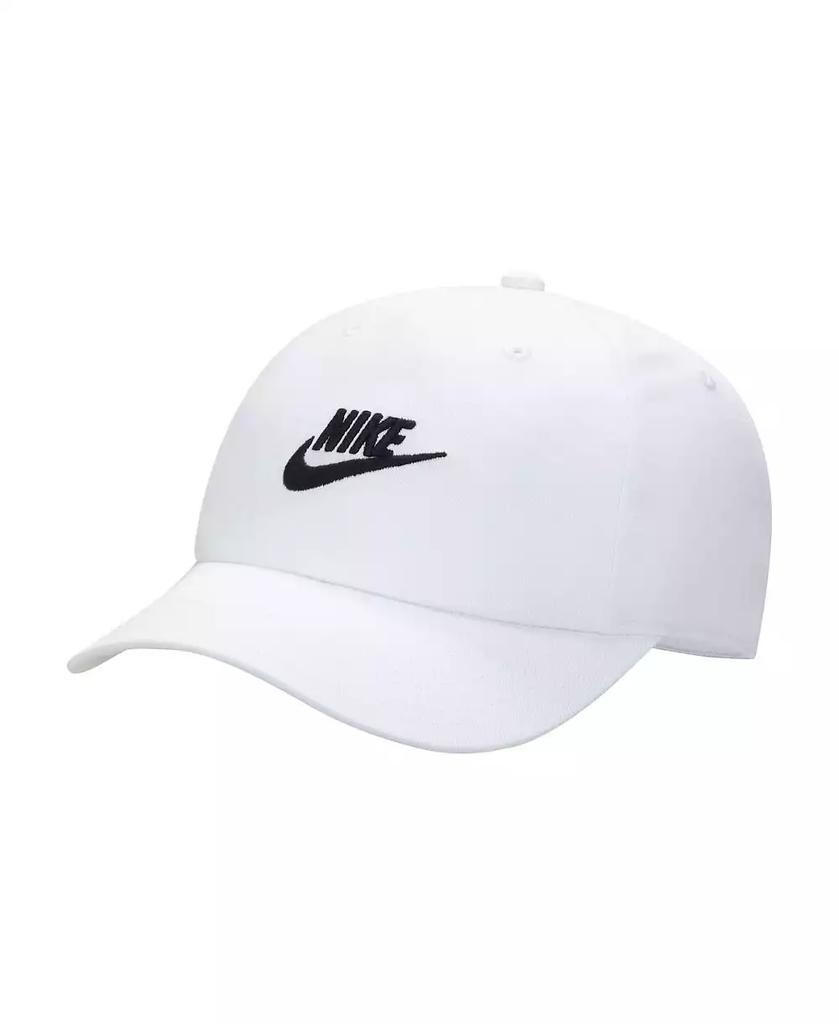 NIKE Youth Boys and Girls White Futura Club Performance Adjustable Hat