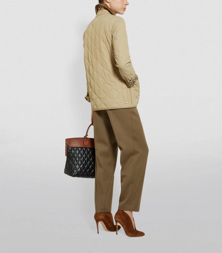 Burberry Diamond-Quilted Barn Jacket 3