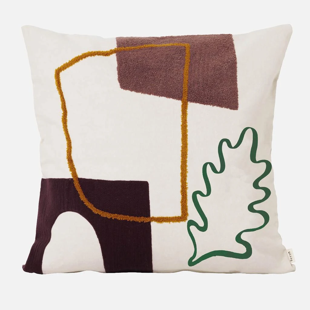 Ferm Living Ferm Living Mirage Cushion - Leaf 1