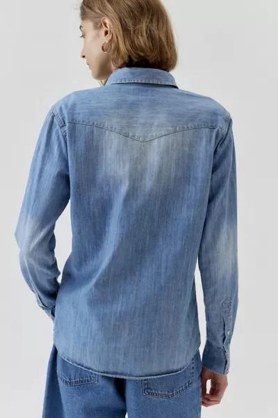 Urban Renewal Urban Renewal Vintage Western Snap Chambray Shirt 4