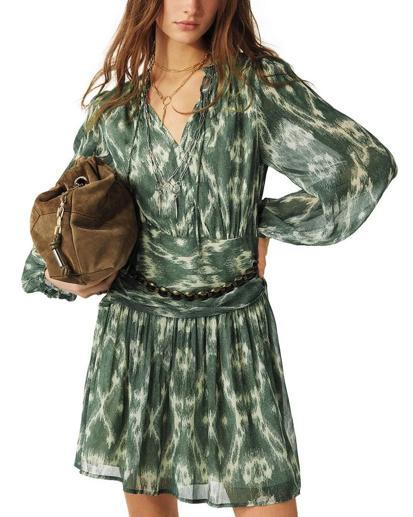 ba&sh Minthe Tie Neck Dress 1
