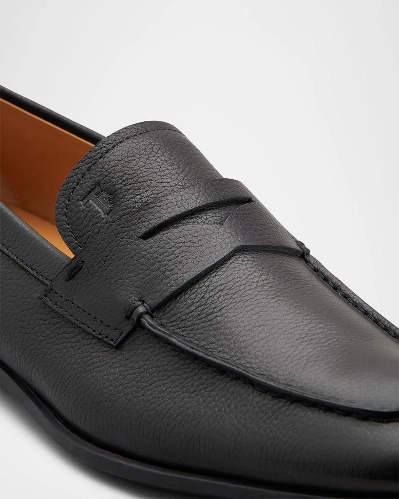 Tod's Men's Mocassino Gomma Leather Penny Loafers 5