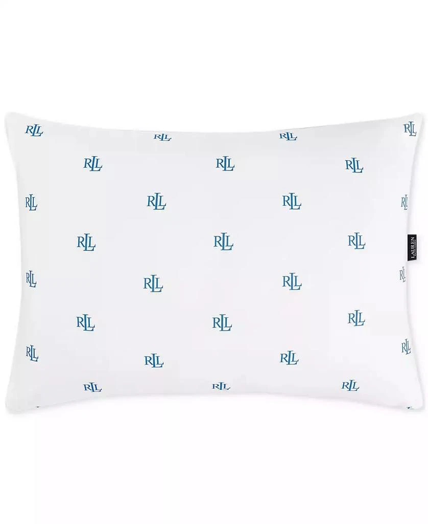 Ralph Lauren Logo Medium Density 2-Pack Down Alternative Pillow, King 3