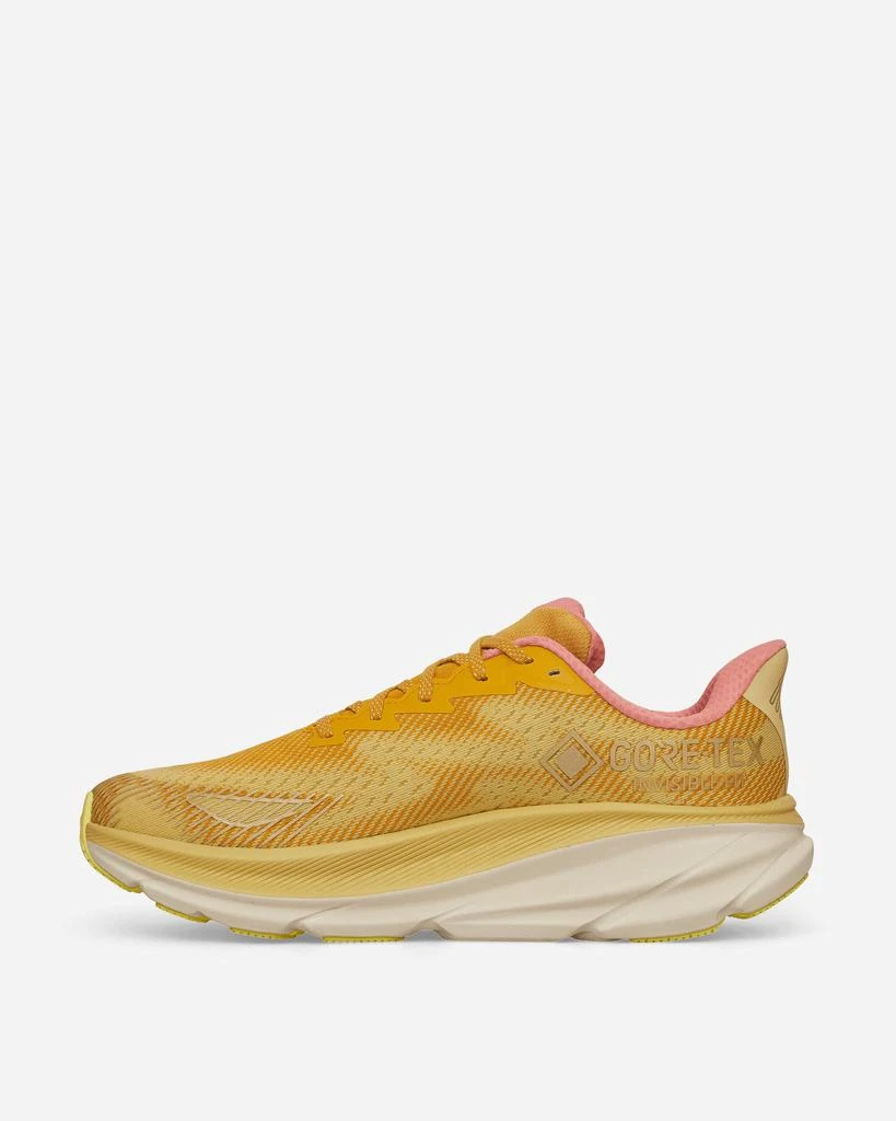 Hoka One One Stealth/Tech Clifton 9 GORE-TEX Sneakers Varsity Yellow / Vanilla 3