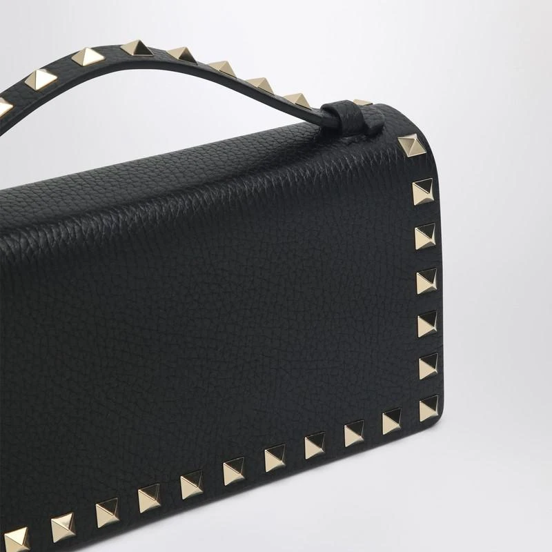 Valentino Black Rockstud chain wallet 6