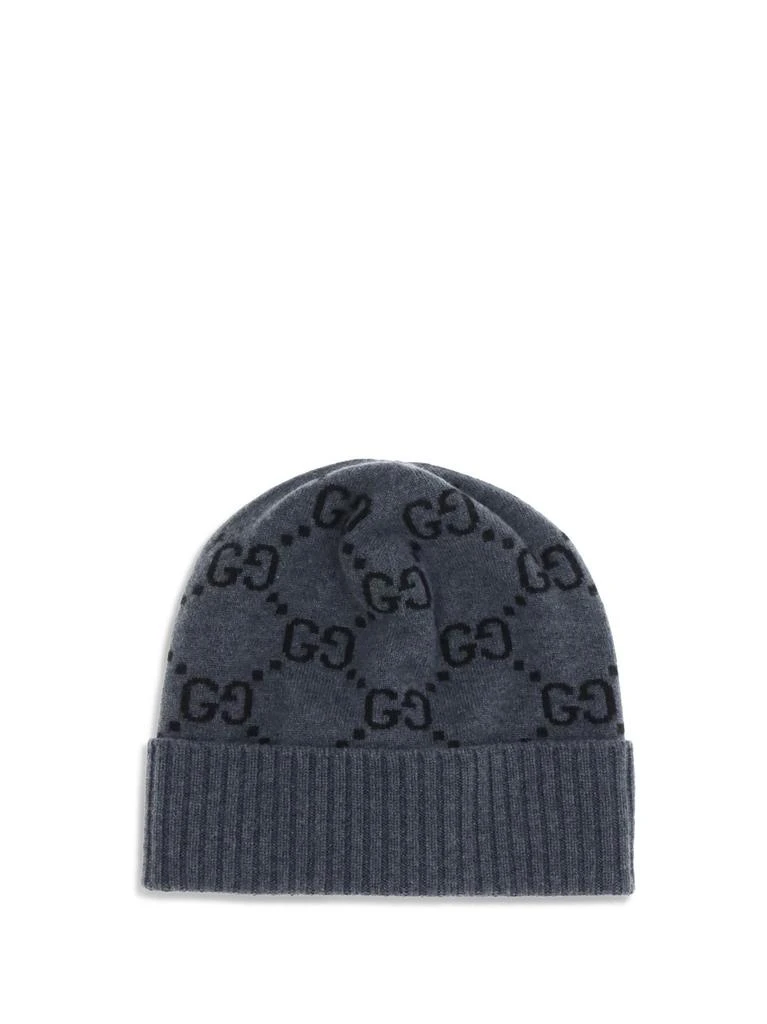 Gucci Gucci GG Jacquard Knit Beanie from Cettire