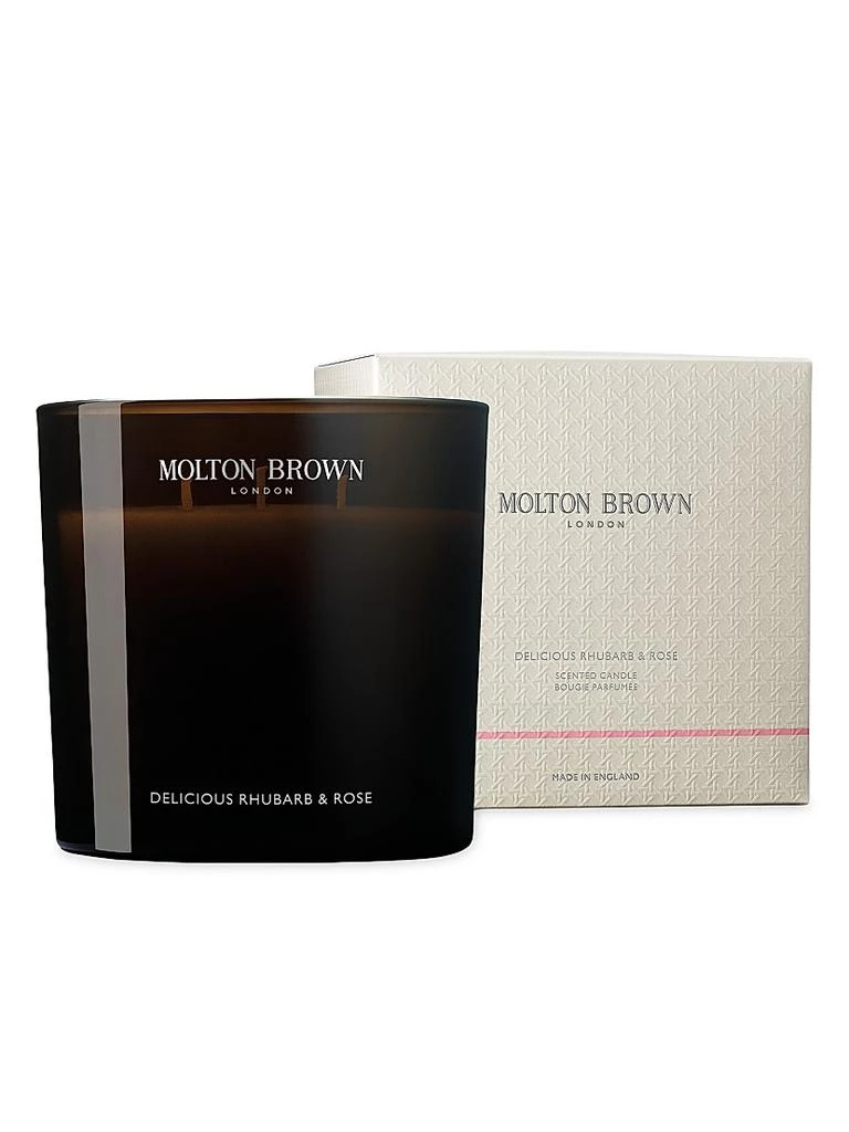 Molton Brown Delicious Rhubarb 
Rose Triple-Wick Candle 1