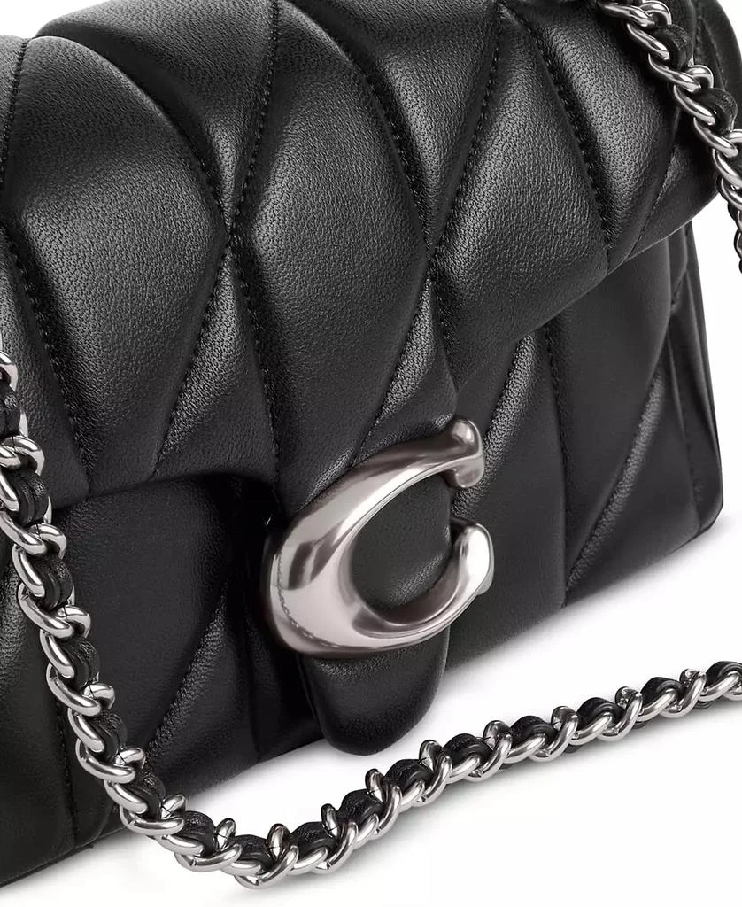 Coach Quilted Leather Tabby Chain Shoulder Bag 20 4