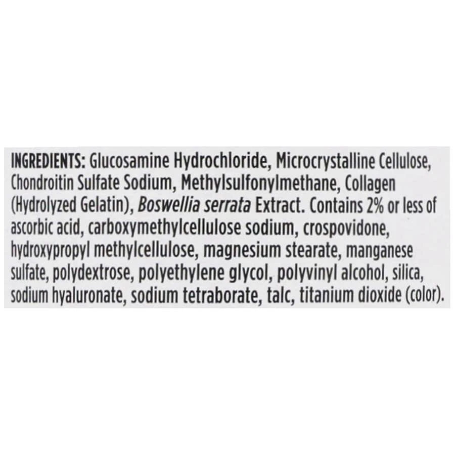 Walgreens Glucosamine & Chondroitin Complex Tablets Triple Strength 4