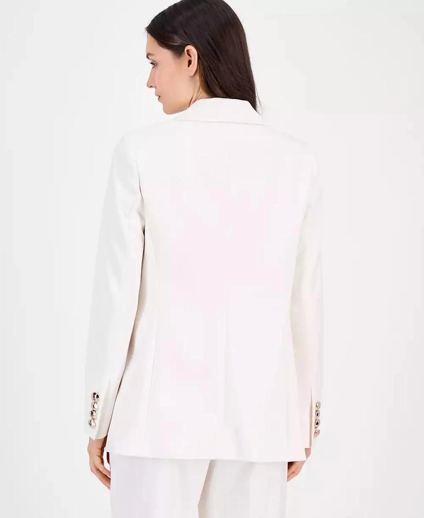 Anne Klein Women's Liberty Stretch Open-Front Shawl Collar Blazer 3