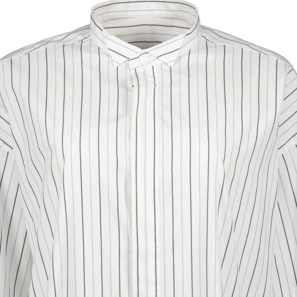 AMI AMI Paris Long-Sleeved Striped Oversized Shirt 3