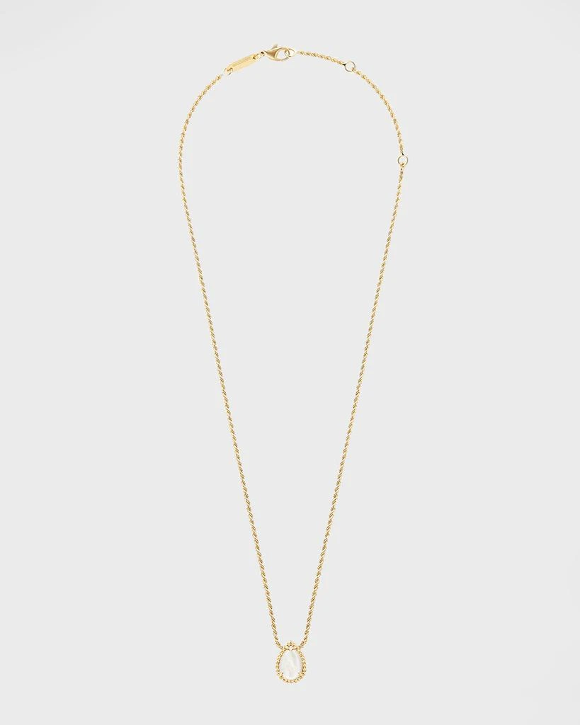 Boucheron Serpent Boheme 18K Yellow Gold Mother-of-Pearl Small Pendant Necklace 2