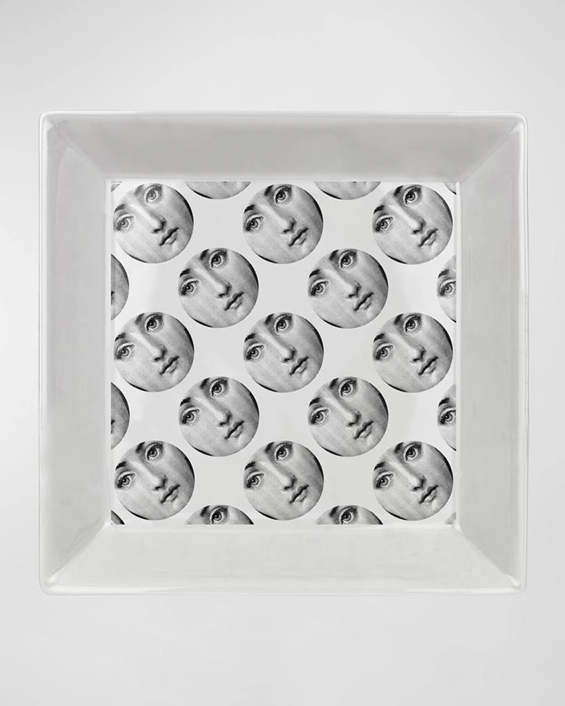 FORNASETTI Square Plate 20 x 20cm - Tema E Variazioni N.197