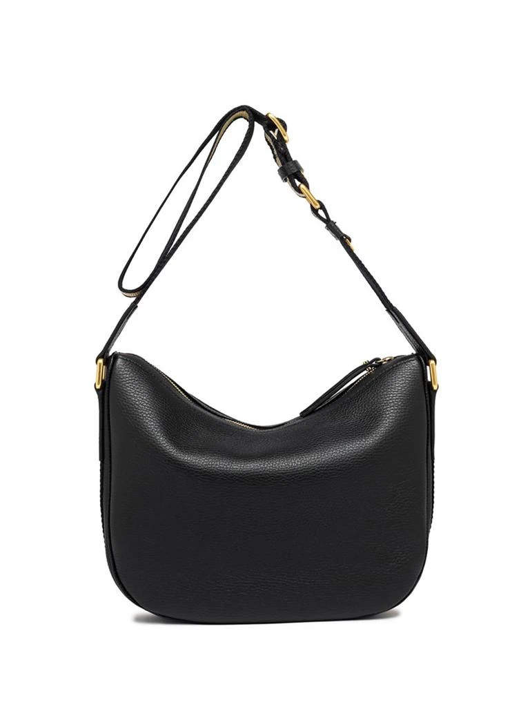 Gianni Chiarini Armonia Black Leather Shoulder Bag 3