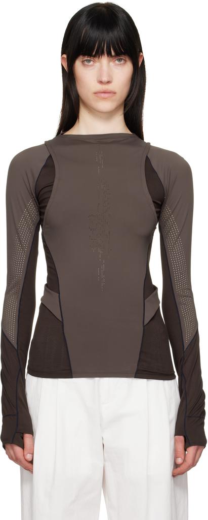 Hyein Seo Brown Track T-shirt