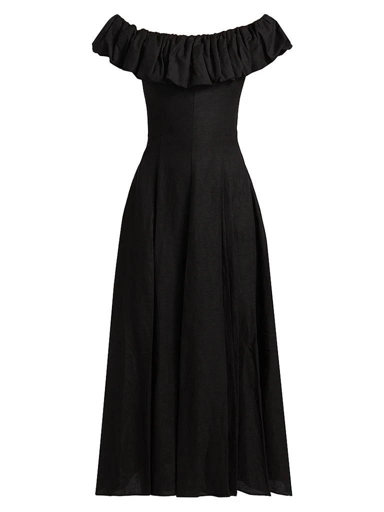 Nicholas the Label Yara Puff Off-the-Shoulder A-Line Maxi Dress 1