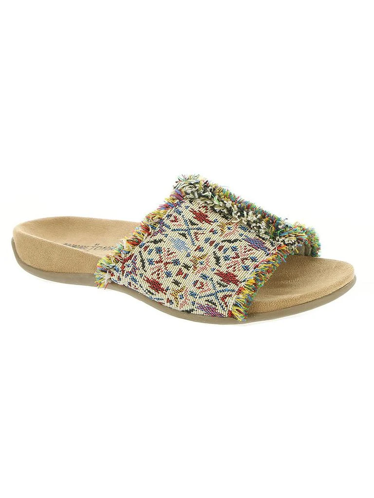 Minnetonka Samara Womens Fringe Slip On Flats 1