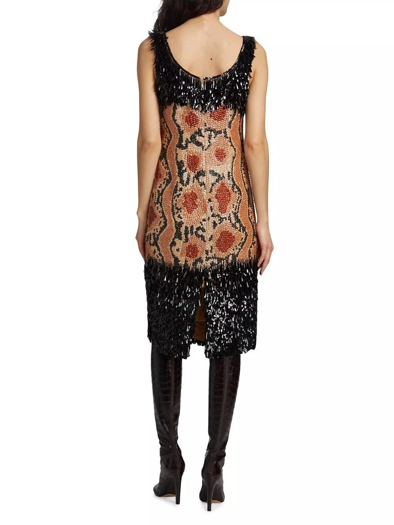 Dries Van Noten Damaras Beaded &amp; Sequin-Fringe Dress 5