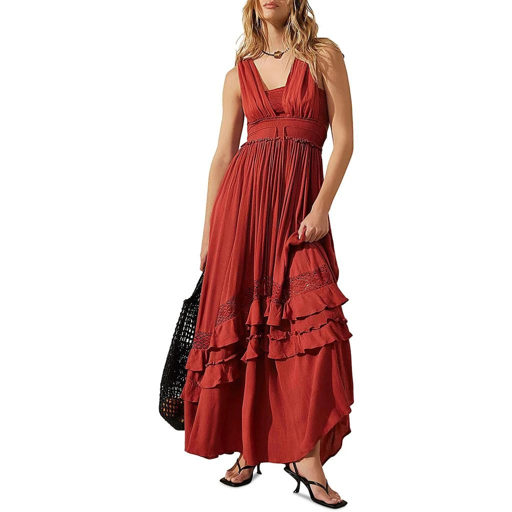 strapless open back dress Yvonne: Silver Metallic – INEZ main image 0