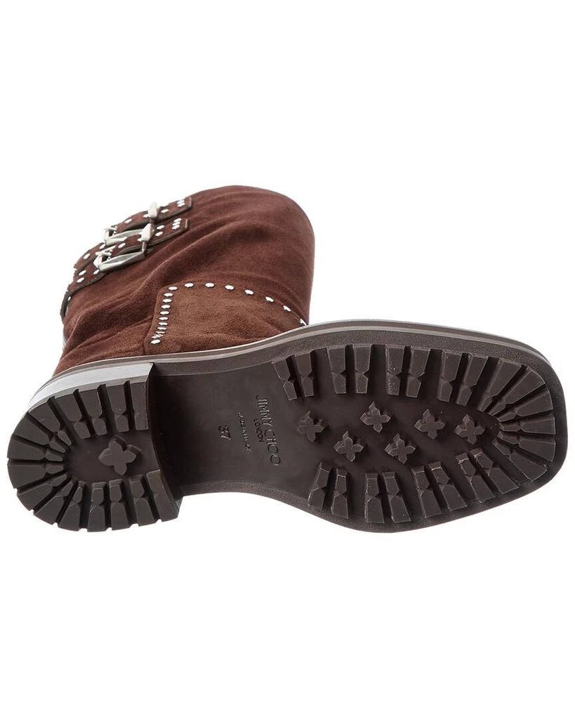 Jimmy Choo Brooklyn 90 Suede Long Boot 4