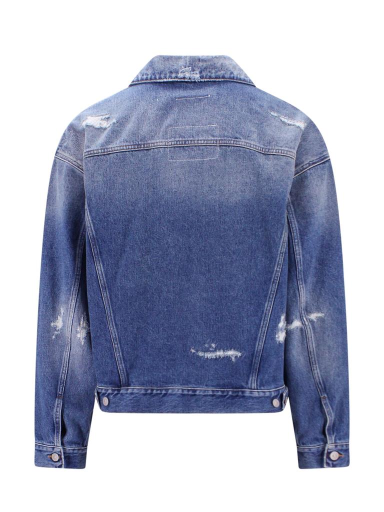 MM6 Maison Margiela MM6 Maison Margiela Ripped Effect Denim Jacket