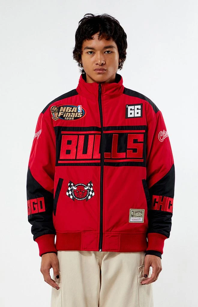 Mitchell & Ness Chicago Bulls Speedway Varsity Jacket 1