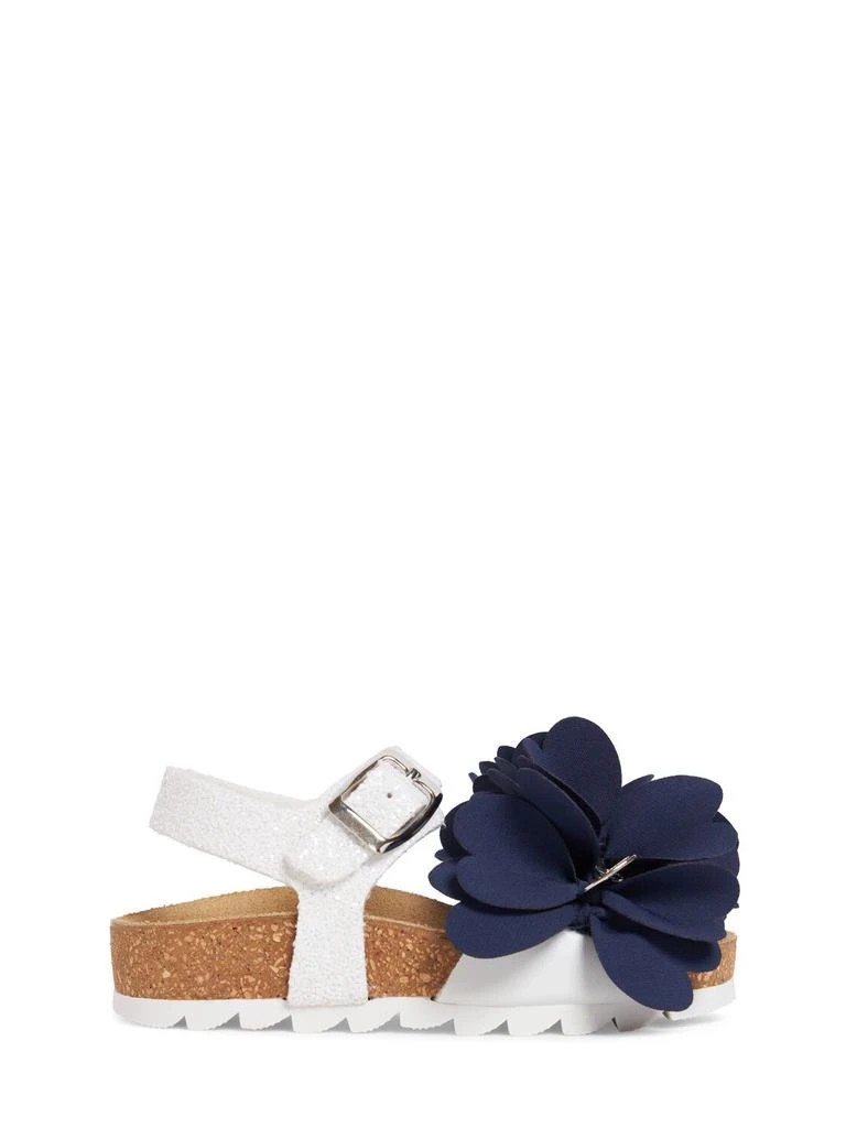 MONNALISA Sandals W/flower & Glitter 1