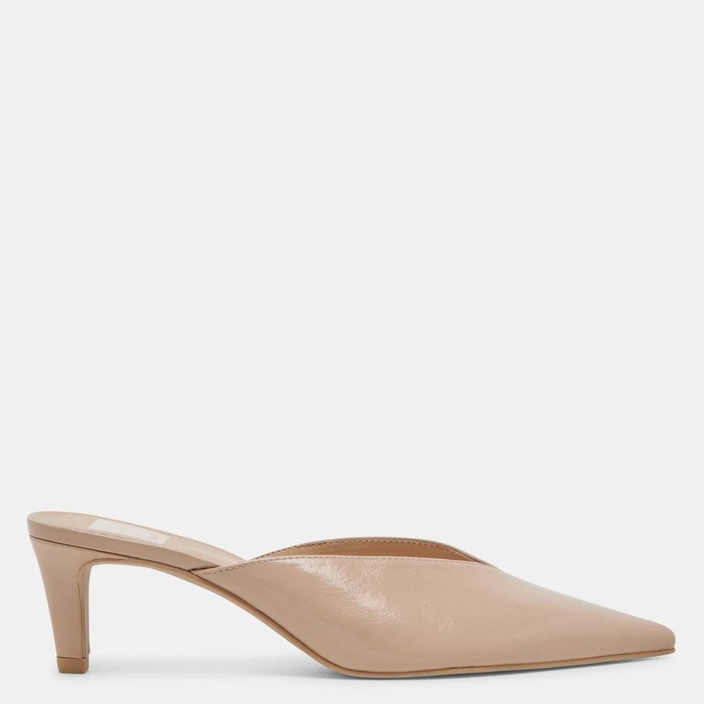 Dolce Vita Sarina Heels Beige Crinkle Patent 1