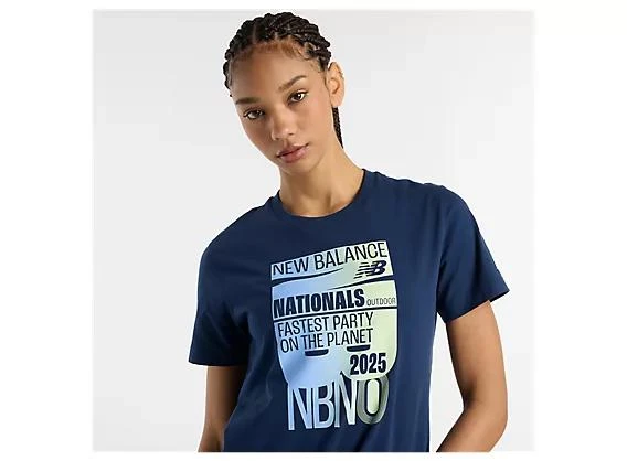 New Balance NB Nationals Outdoor Net Logo T-Shirt 4