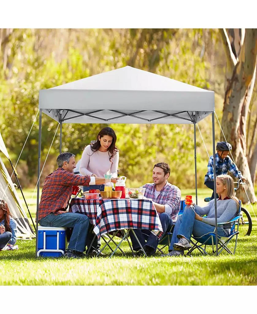 Gymax Patio 6.6 x 6.6ft Outdoor Pop-up Canopy Tent UPF 50+ Portable Sun Shelter 3