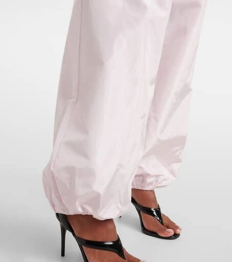 Alaïa Balloon silk wide-leg pants 5