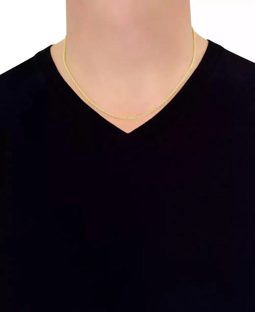 Macy's Sparkle Rope 18" Chain Necklace (2mm) in 14k Gold 3