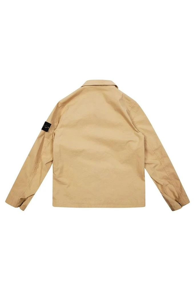 Stone Island Junior Stone Island Junior Zipped Logo-Patch Jacket 2